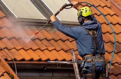 Démoussage et hydrofuge de toiture à Espins